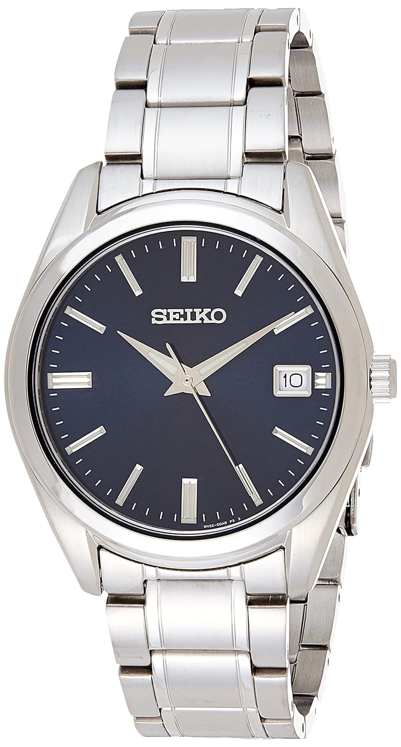 Seiko UK Limited - EU Men's Analogue Analog Quartz Watch with Stainless Steel Strap SUR309P1, Silver — image 1