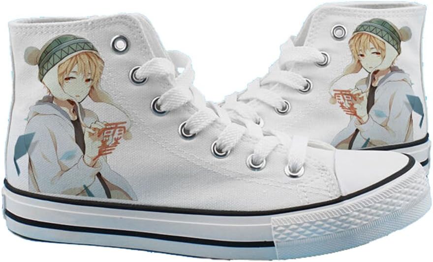 Telacos Noragami YATO Yukine Shoes Cosplay Canvas Shoes Sneakers Black/White
