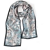 Weximil 100% Mulberry Silk Scarf for Women - 59”*6.3” Long Headscarf Neck Scarf Hair Wraps - Shawls with Gift Packed
