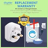 Dapter 1A Fused Shaver Plug Adapter UK 2 Pin to 3 Pin Converter for Toothbrush view 6