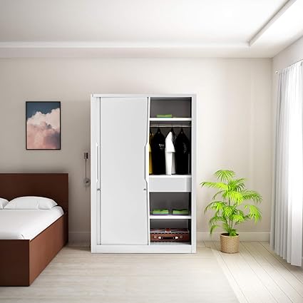 Godrej Interio Slide N Store Pro Plus 2 Door Wardrobe Matte