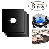 Denshine Double Thickness Gas Range Protectors, Reusable Stovetop Burner Line Co