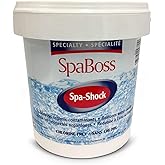SpaBoss Spa Shock 3kg - Chlorine & Bromine Free - Potassium Monopersulfate (MPS) - 3.5 oz per 400 Gallons Weekly - Non-Chlori