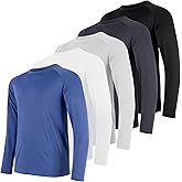 MCPORO Long Sleeve Shirts for Men Quick Dry Moisture Wicking Sun Protection Workout Mens Long Sleeve Tee Shirts