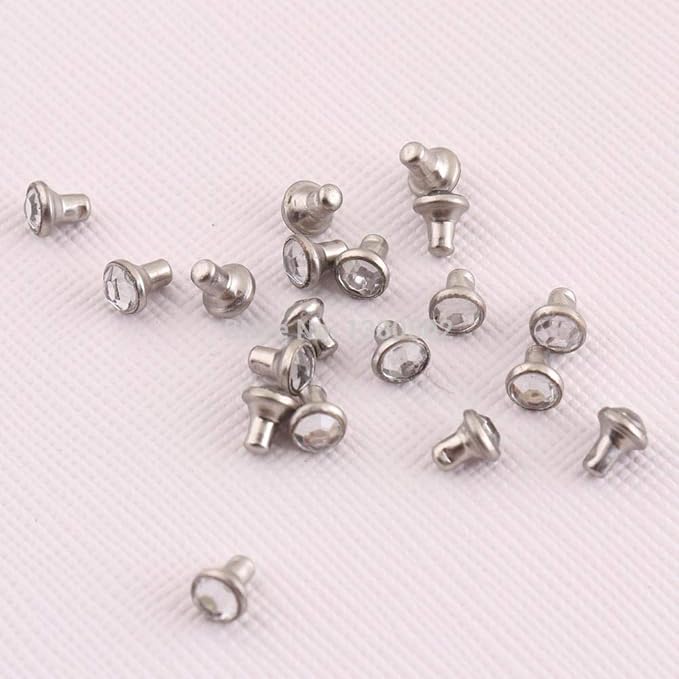 Garment Rivet 100pcs 45mm Crystal 45mm Metal Garment Rivets DIY
