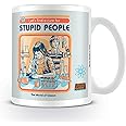 Steven Rhodes MG25682 11 oz/ 315 ml Let's Find A Cure for Stupid People Ceramic Mug