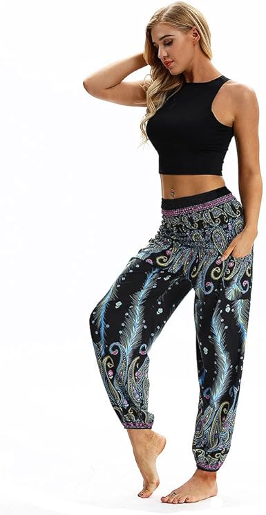 tribal high waisted pants