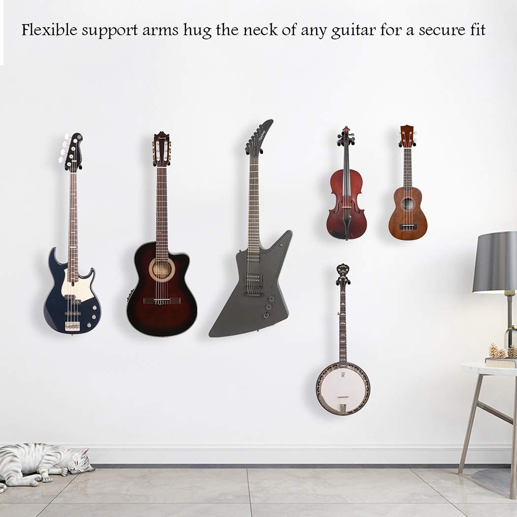 Guitar Wall Mount Hanger Hook Acoustic Electric Bass Guitar Wall Hook