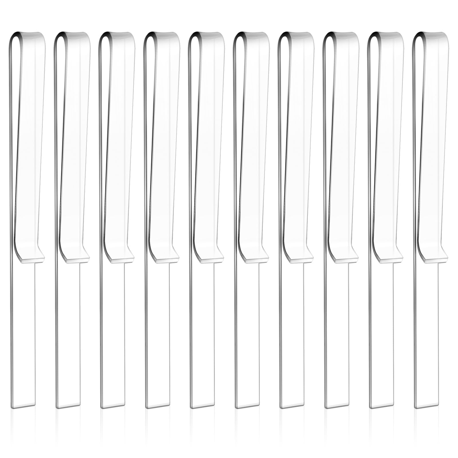 Photo 1 of 10 Pcs Music Stand Clips, Clear Acrylic Music Book Stand Page Holder Clip Piano Book Holder Clips for Wind for Musician Composer Pianist Outdoor Gig Rehearsal Easy Reading