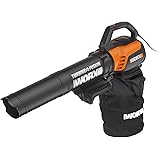 WORX TURBINE Fusion Leaf Blower, Mulcher, and Vacuum with Dual-Stage Metal Impeller and TURBINE Fan Technology – WG510