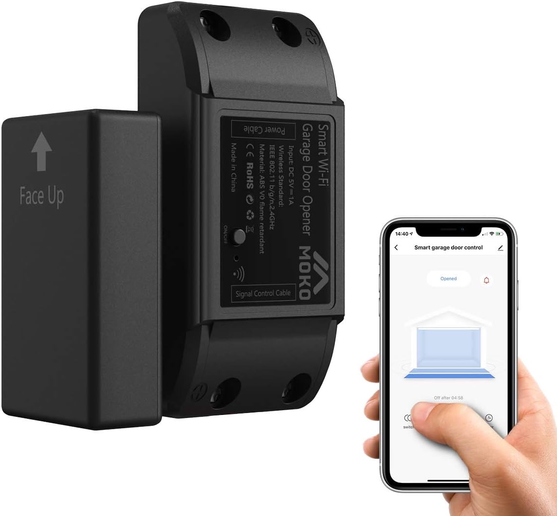 google home garage door sensor