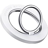 Lamicall Magnetic Finger Phone Ring Stand Holder, Magnet Ring Grip,Magnetic Phone Ring Holder for MagSafe-Compatible with iPh