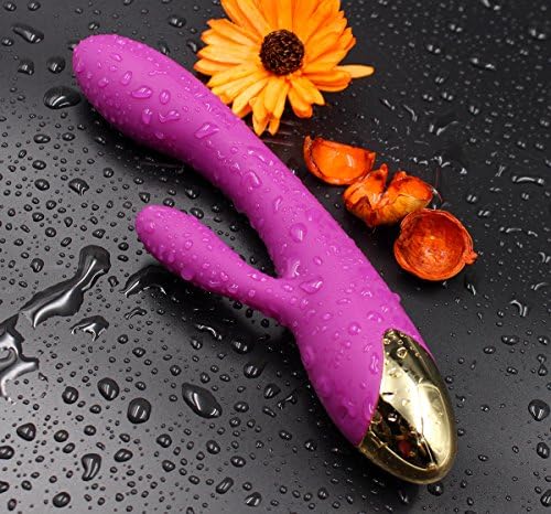MEILE Mini Silicone Dual Vibrator Multi Speed Soft Wand Massager wireless for Women Relaxation Best Massagers Rated for Travel Gift