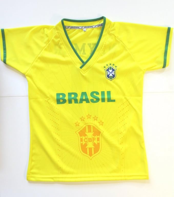 Amazon.com : WOMEN BRASIL # 11 NEYMAR SOCCER JERSEY ONE SIZE .NEW : Sports Fan Jerseys : Sports 