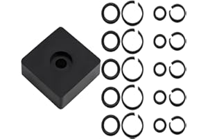 Mtxorvix 1/2" and 3/8" Impact Retaining Ring Clip with O-Ring for Mmiwauukiiii Electric/Pneumatic Type Impact Wrench, Frictio