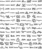 Making Memories Slice MS+ Design Card, Words and Expressions Holiday