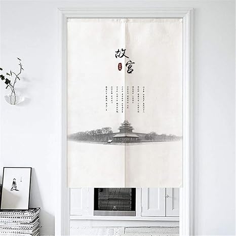 Amazon ひものれん おしゃれ 80x150cm 暖簾分け 英語 札幌 のれん オーダー 姫系 のれん 北欧 布地地カーテンコットンとリネン 布地幕キッチンハーフカーテンハンギングカーテン寝室仕切りカーテン風水カーテン のれん オンライン通販