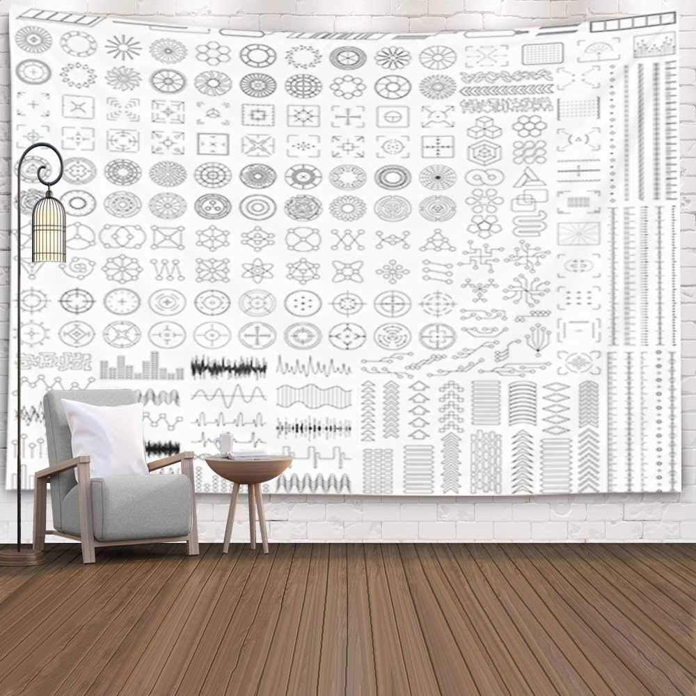 N / A Tapiz de Puerta, Tapiz Fresco para Tapiz de Dormitorio Dos