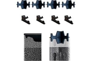 EMALPE Connectors for Whalen 5, Post Insert Corner Connector for Shelving Costco Includes Post Caps (4 Connectors + 4 Caps)