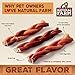 Natural Farm Odor-Free Braided Bully Sticks (6 Inch, 10 Pack) - 100% Grass-Fed Beef, Grain-Free, Low Fat & Fully Digestible Dental Treats - Safest Long Lasting Pizzle Chews to Keep Your Dog Busy