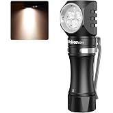 Wurkkos HD10 Mini Flashlight Rechargeable | 1200 Lumens Super Bright Led Headlamp 8 Modes,Type-C Charging,IP68 Waterproof for Hiking Working Climbing Camping - 4000K
