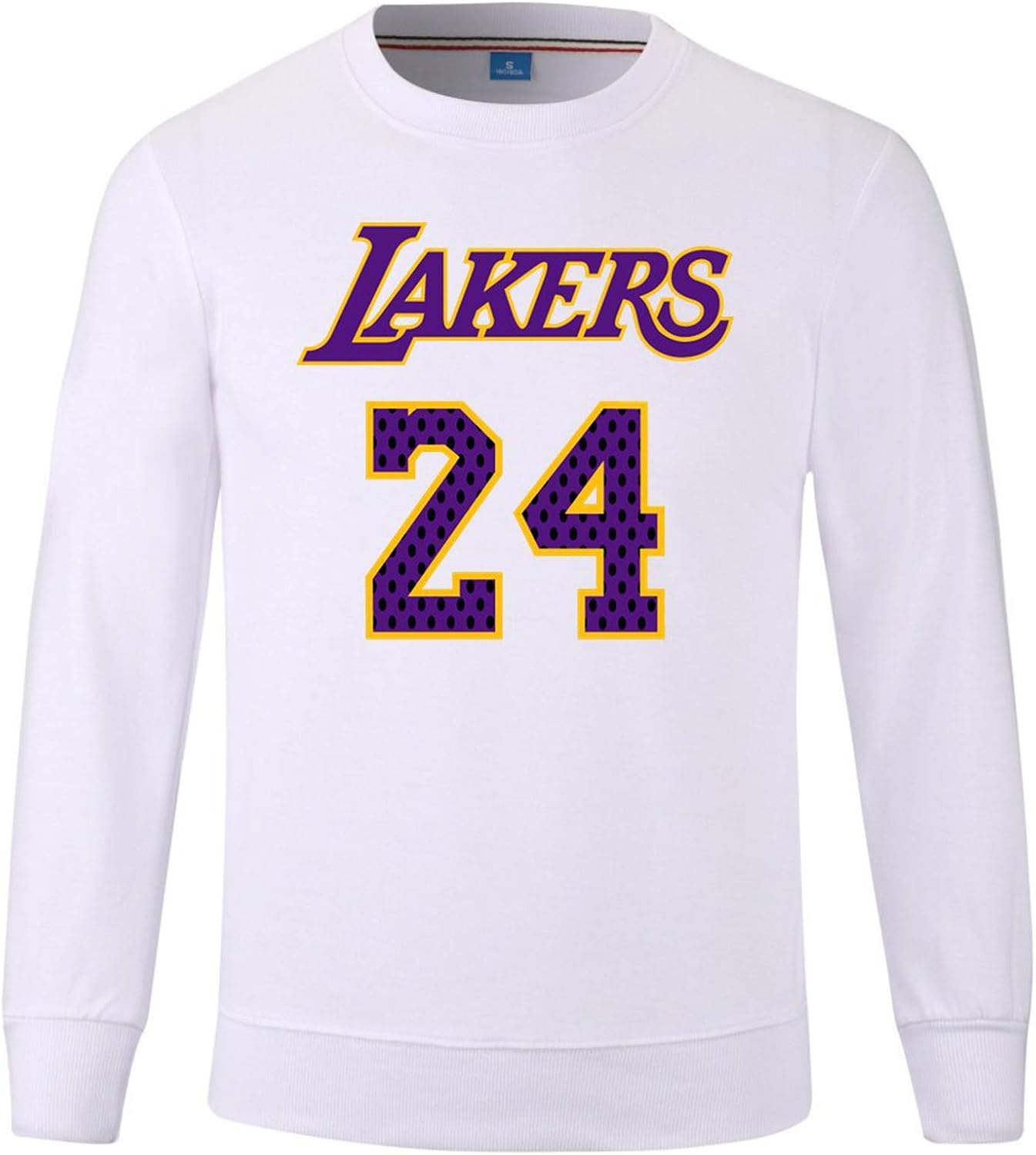 JZEL Lakers # 24 Bryant New Basketball Round Neck Cotton Sweater Basketball Training Suit 