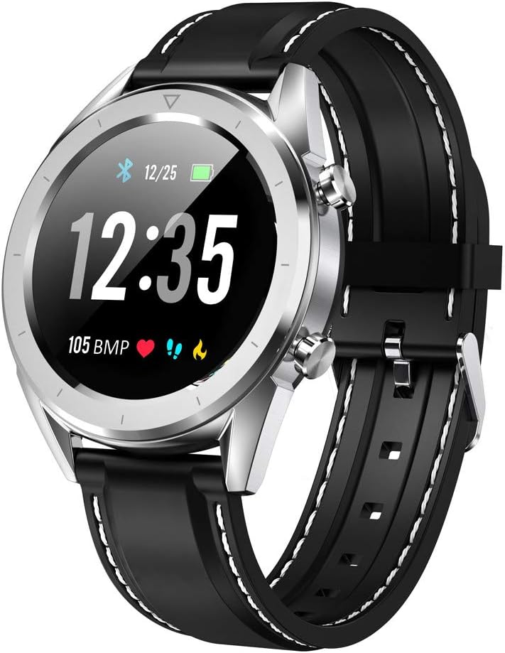 RedBrowm Smart Watch for Women Men with Bluetooth and WiFi,Color screensmart,Activity Tracker and Sleep Monitor,DT28 ECG Blood Oxygen Blood Pressure Heart Rate Monitor Sports Smart Watch