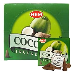 Coconut Incense Cones And Cone Incense Burner