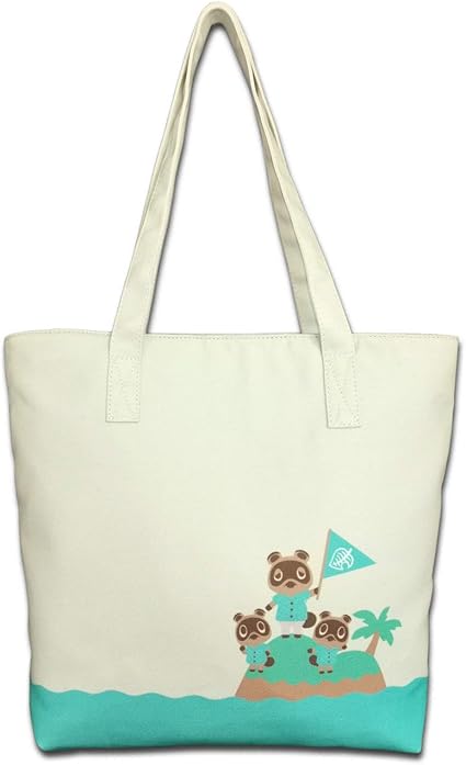 Amazon Co Jp あつまれどうぶつの森 ハンドバッグ 手提げ 可愛い どうぶつの森 スイッチ 収納ケース 人気 通学 通勤 大容量 トートバッグ 帆布 軽量 パソコン 周辺機器