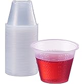 Gusto [1 oz. - 100 Count] Disposable Medicine Measuring Cup for Liquid Medicine, Epoxy, & Pills (Formerly Comfy Package)
