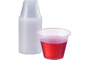 Gusto [1 oz. - 100 Count] Disposable Medicine Measuring Cup for Liquid Medicine, Epoxy, & Pills (Formerly Comfy Package)