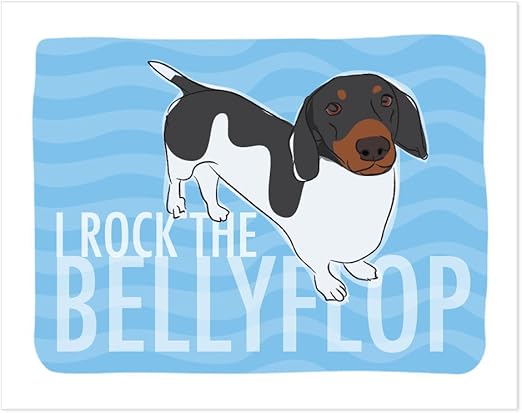 black piebald dachshund