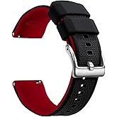 Artthurse Silicone Watch Bands Quick Release 18mm, 20mm, 22mm for Men and Women Replacement Rubber Watch Band Soft Breathable Waterproof Sport Watchbands Straps