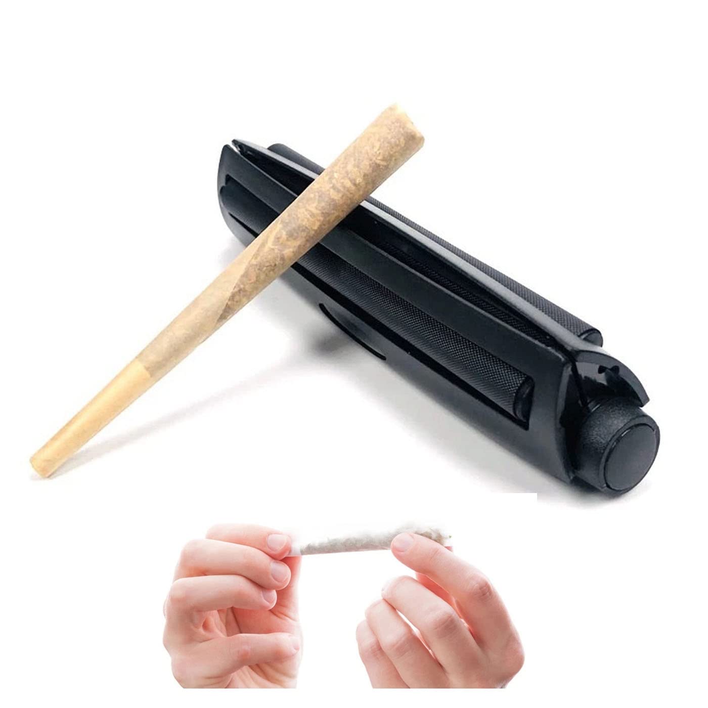 Manual Cigarette Rolling Machine, Joint Lathe 110 mm Cigarette Machine, Turner, Cigarette Rolling Machine (Silver) (110 mm)