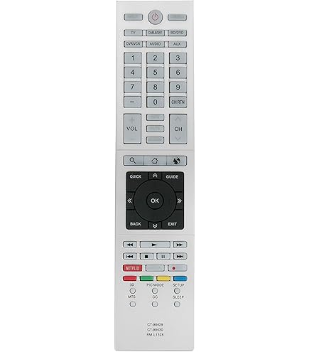 ユニバーサルリモート制御フィットfor Toshiba 46?wx800?55?wx800u ct-90258?75004080?42lz196?47lz196?LCD HDTV TV rdzdsi3 Amazon.com: Universal Replacement Remote for All Toshiba TVs