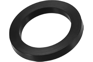 MECCANIXITY Nitrile Rubber Flat Washer 1-1/2 Inch DN40 Gasket for Wrench Type Quick Connector, Black