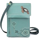 CHALA RFID Criss Crossbody Cell Phone Purse - Women Faux Leather Xbody Handbag with Adjustable Strap | RFID, Faux Leather, Adjustable Strap