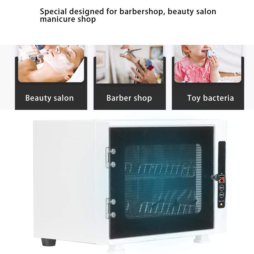Purple Lamp Cleaning Cabinet, O3 Cleaning Cabinet Machine for Nail Tools Scissors Towel with LCD Screen and Timer Settings for Salon, Hotel, Spa: Beauty
