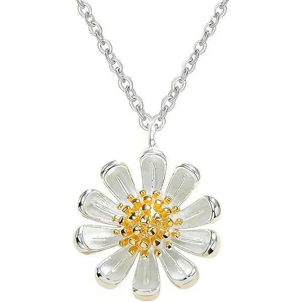 Amazon.com: KECHO 14K Gold Daisy Necklace for Women, Daisy Flower Amazon.com: KECHO 14K Gold Daisy Necklace for Women, Daisy Flower