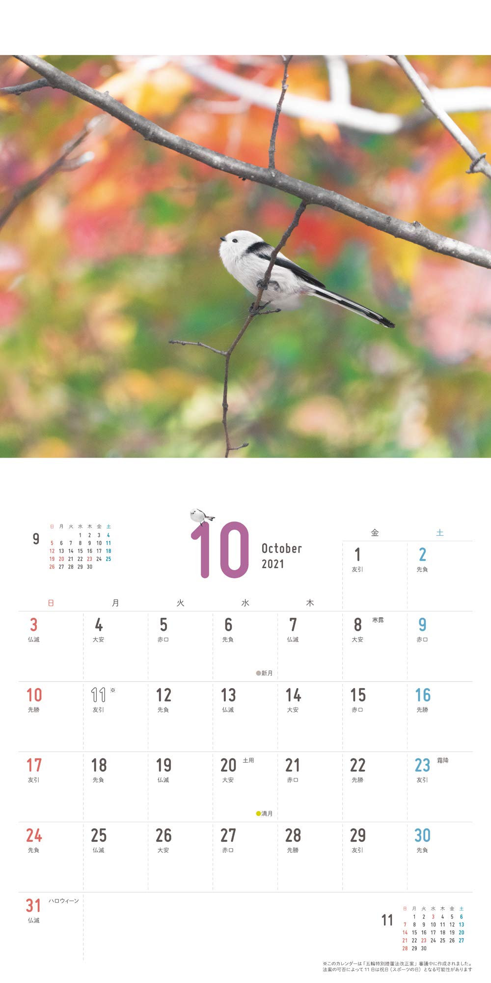 まんまるかわいい雪の妖精 シマエナガちゃん Calendar 21 インプレスカレンダー21 小原 玲 本 通販 Amazon