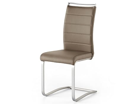 Schwingstuhl Esszimmerstuhl Schwinger Küchenstuhl Stuhl 'Shandie I' (2-er Set) Cappuccino