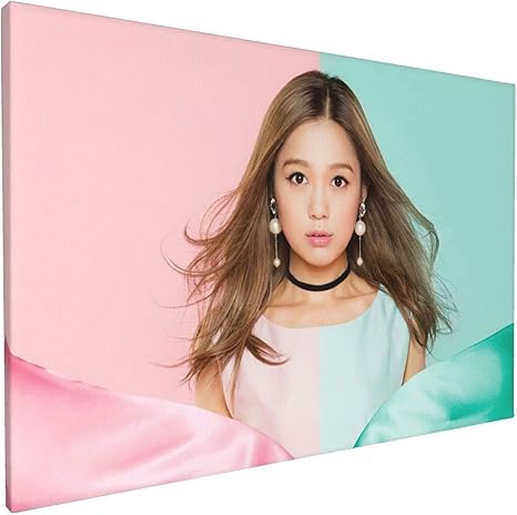 Amazon Co Jp 西野カナ2 装飾画 壁掛け アート 壁飾り 現代 インテリア 絵 おしゃれ 家の装飾 木枠付きの完成品 ホーム キッチン