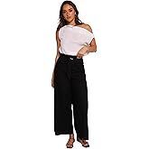 Petal & Pup Women's Sadie-Wide-Leg-Pant-Black