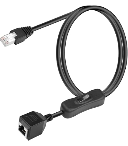 thumbnail image 2 of Ethernet Cable Kill Switch – Inline Power Cut Off Shut Disconnect Switch For RJ45 2 of 5