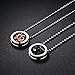 Fate Love Stunning 2pcs His & Hers Couples Gift Crown Pendant Love Necklace Set for Lover Valentine