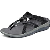 Orthofeet Women's Orthopedic Soft Microfiber Clio Sandals