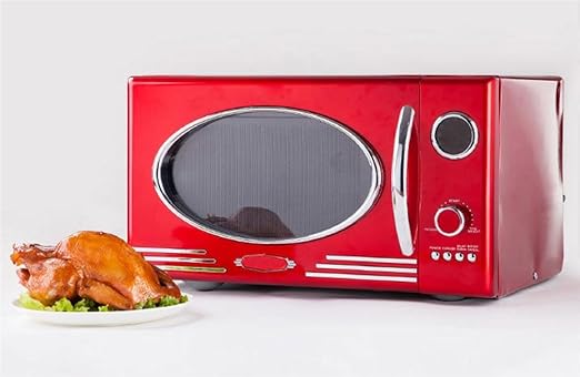 WX Metal Rojo Clásico Horno De Microondas Retro , Red , 48.3 ...