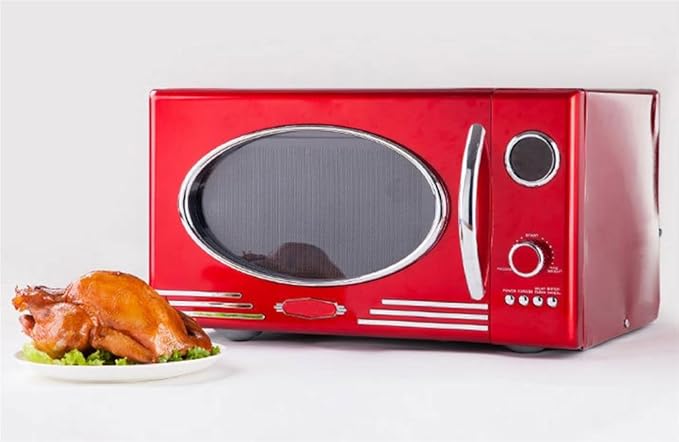 WX Metal Rojo Clásico Horno De Microondas Retro , Red , 48.3 X ...