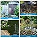 AISITIN Solar Fountain Pump, 3.5W Circle Solar Water Pump Floating Fountain Built-in Battery 1500mAh, with 6 Nozzles, for Bird Bath, Fish Tank, Pond Garden Decoration