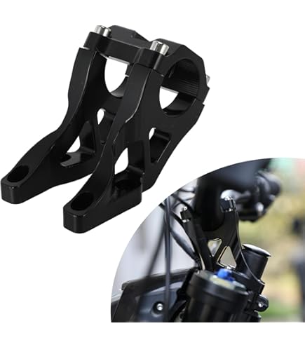 Direct Mount Stem ASCSAPX Direct Mount Riser Stem 31.8mm Clamp, Electric Raised Direct Stem Mount